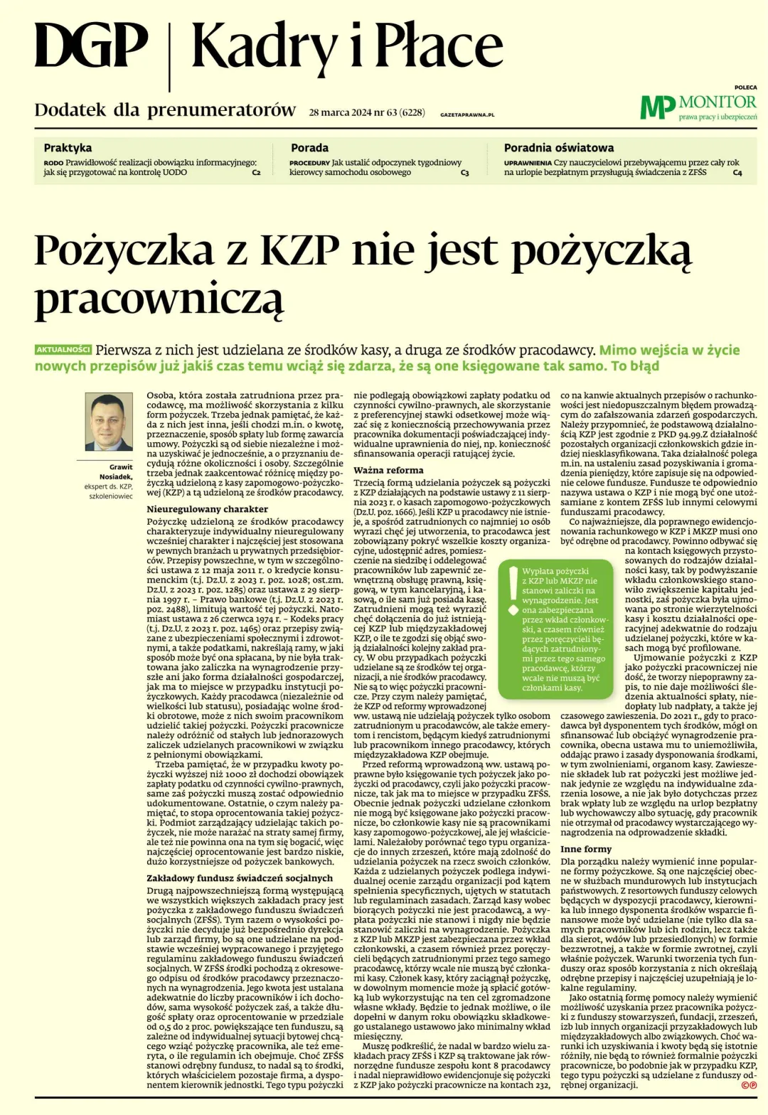 KADRY I PŁACE