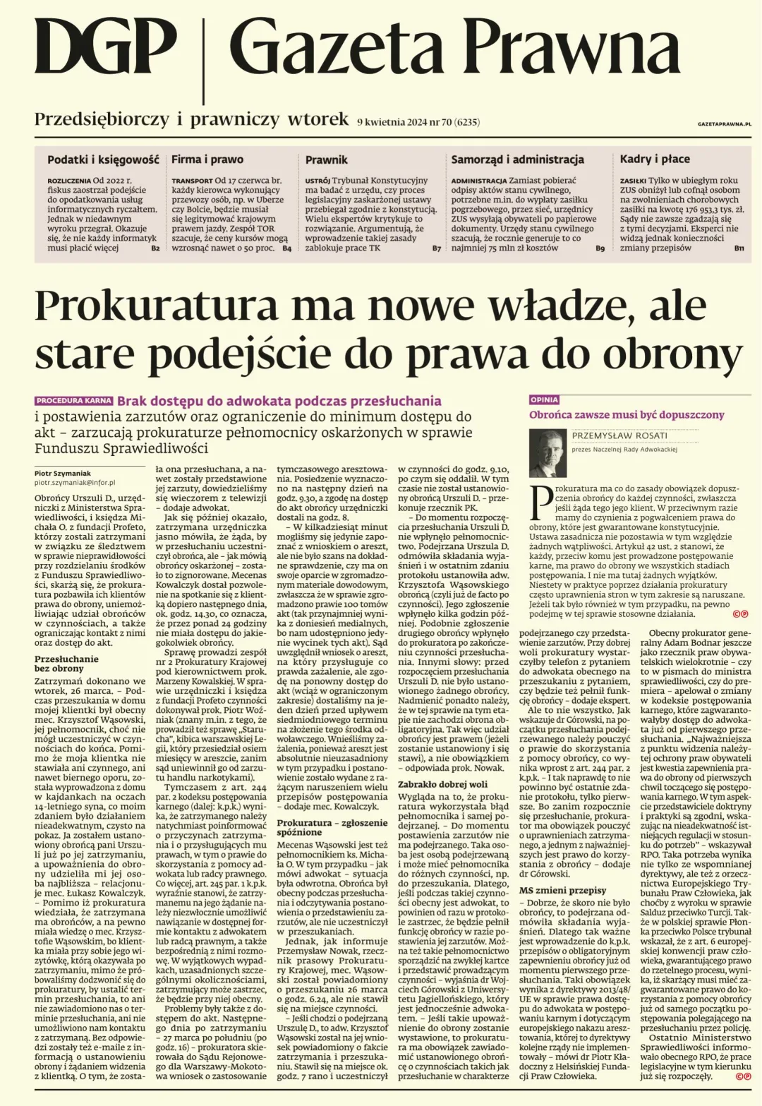 PIERWSZA STRONA GP