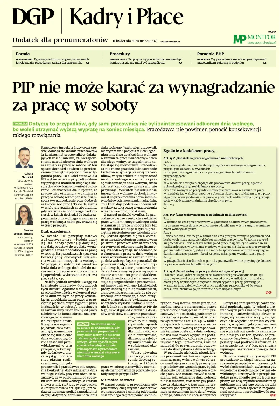 KADRY I PŁACE