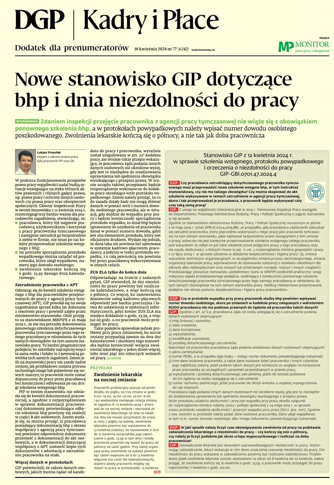 KADRY I PŁACE