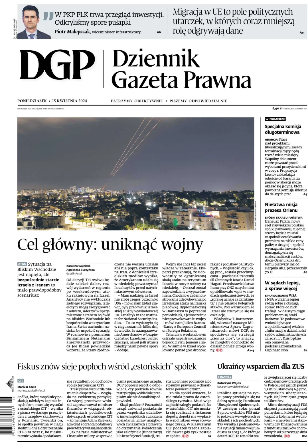 PIERWSZA STRONA DGP