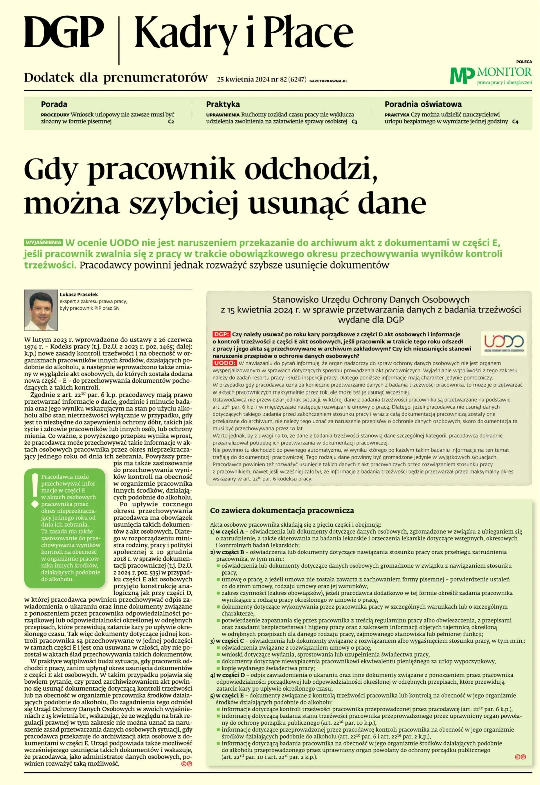 KADRY I PŁACE