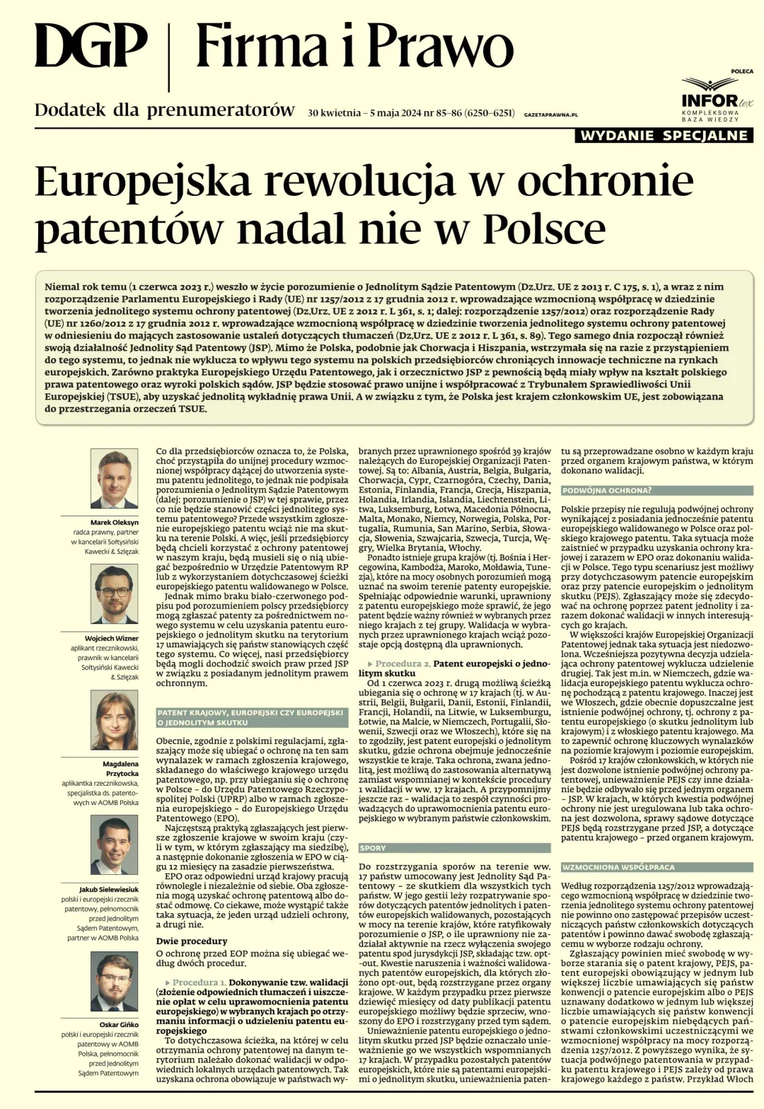FIRMA I PRAWO - WYDANIE SPECJALNE