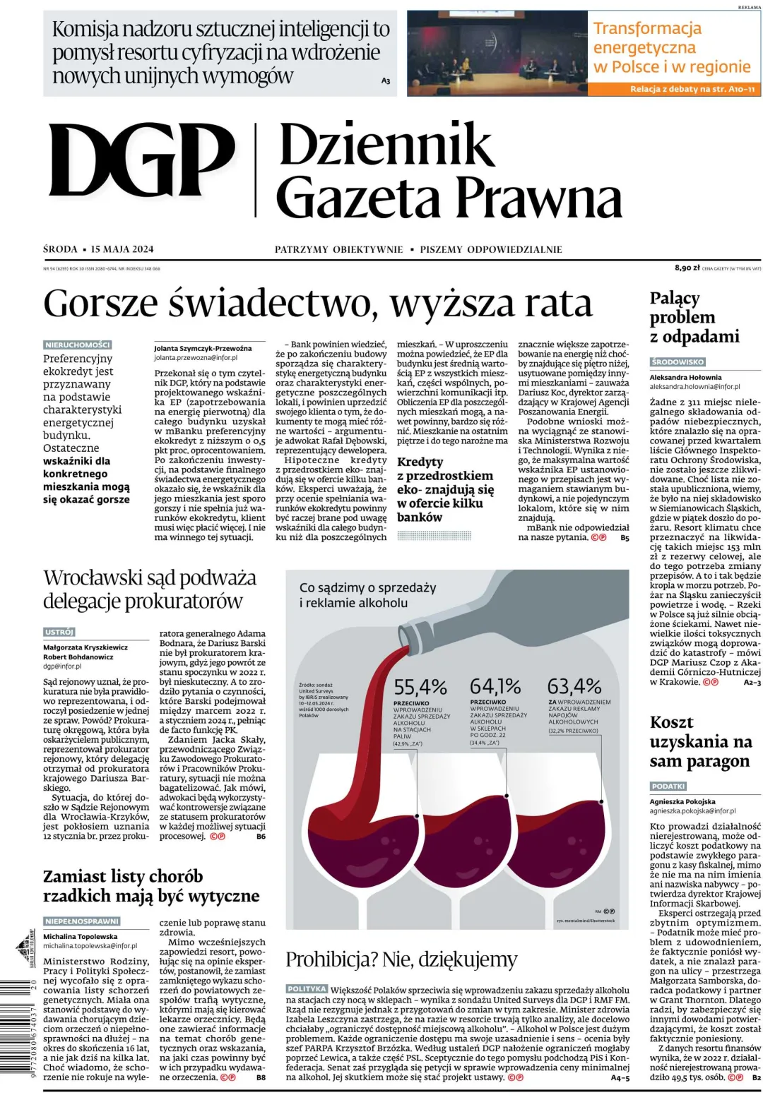 PIERWSZA STRONA DGP