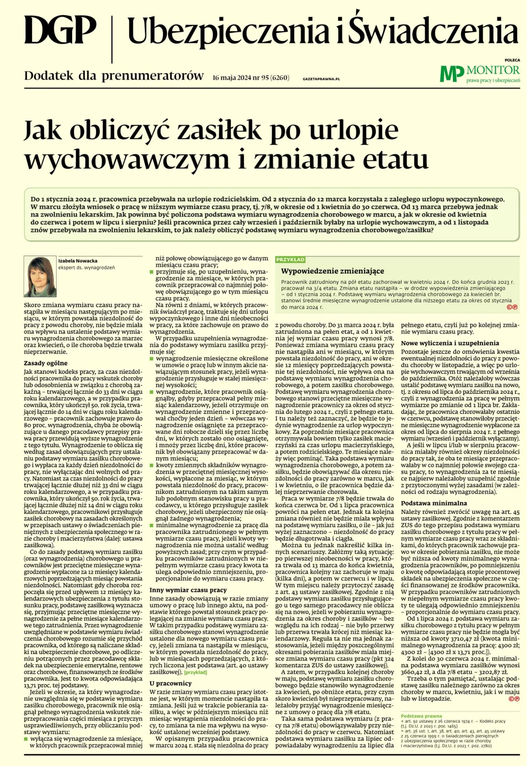 UBEZPIECZENIA I ŚWIADCZENIA