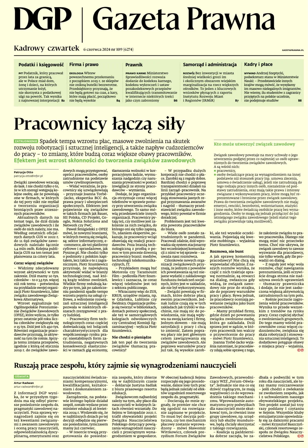 PIERWSZA STRONA GP