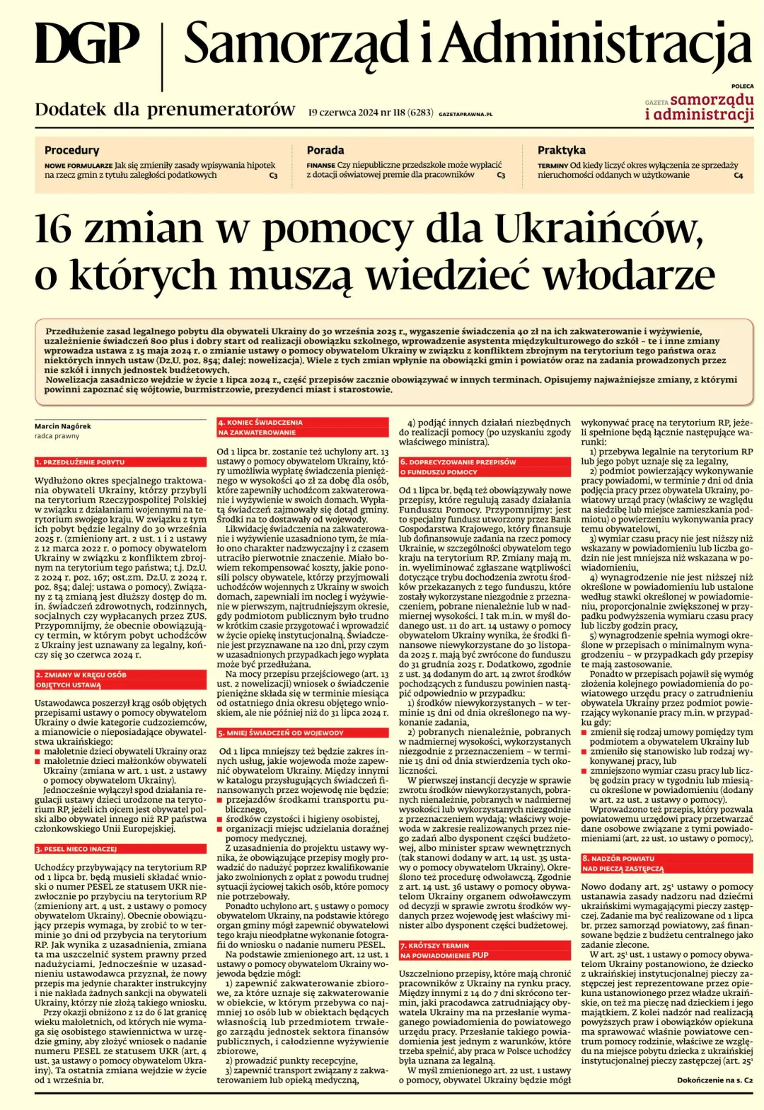 SAMORZĄD I ADMINISTRACJA