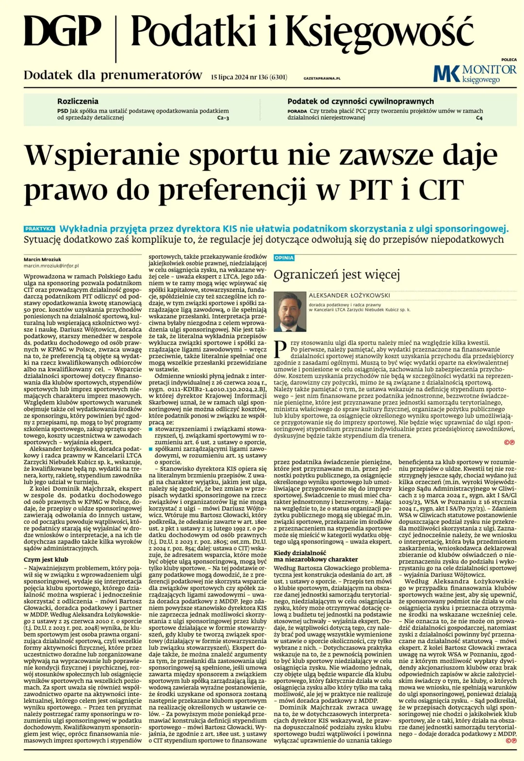 PODATKI I KSIĘGOWOŚĆ