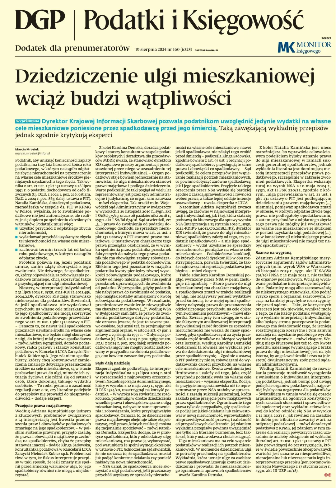 PODATKI I KSIĘGOWOŚĆ