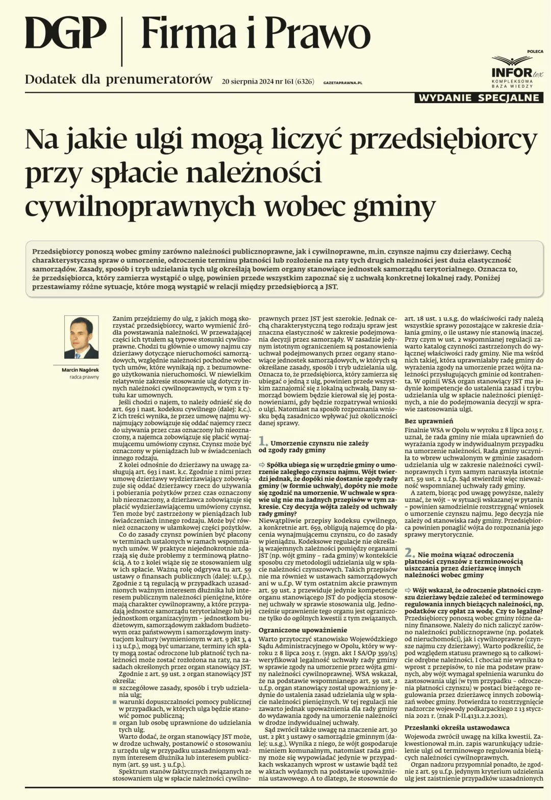 FIRMA I PRAWO - WYDANIE SPECJALNE