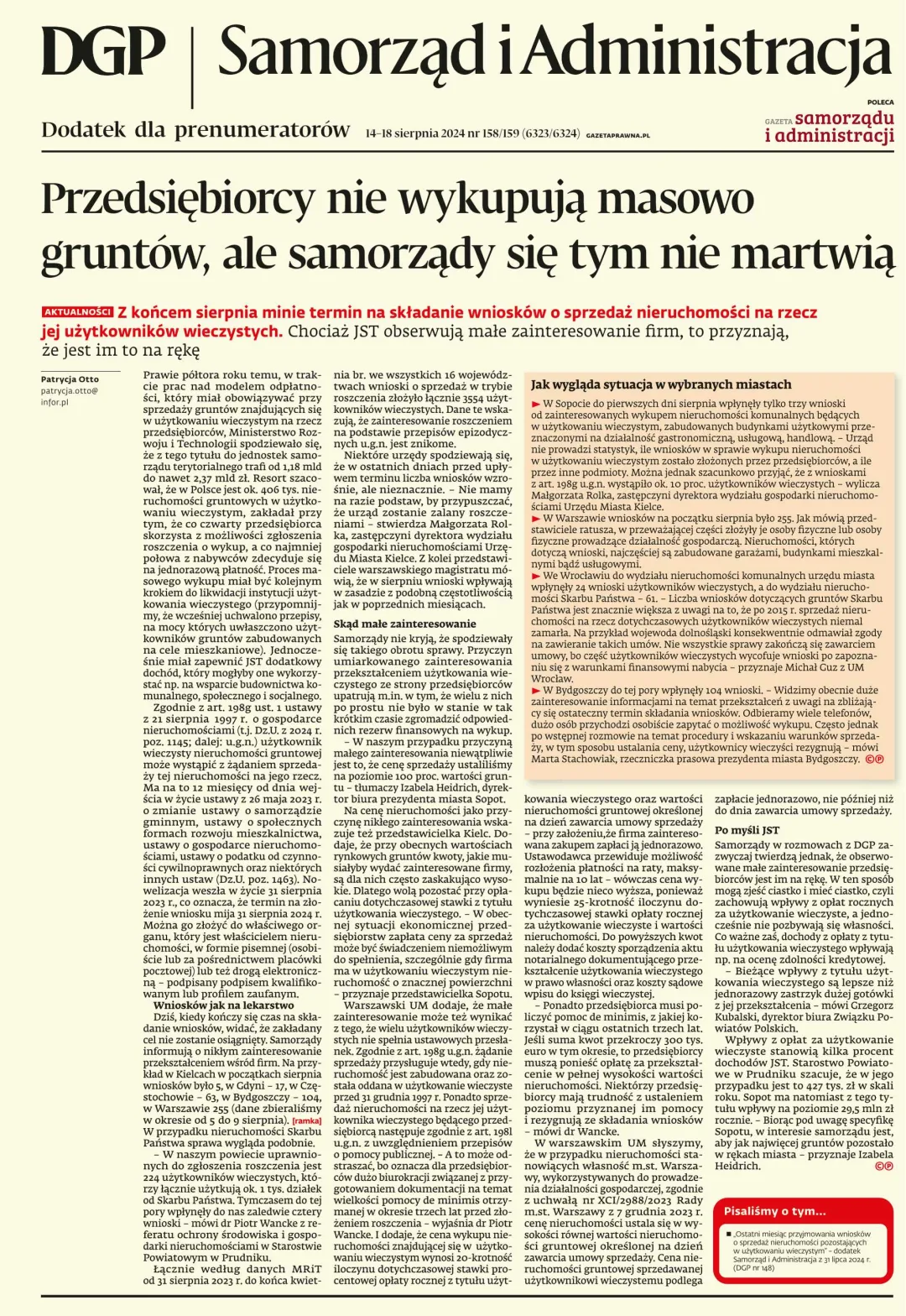 SAMORZĄD I ADMINISTRACJA
