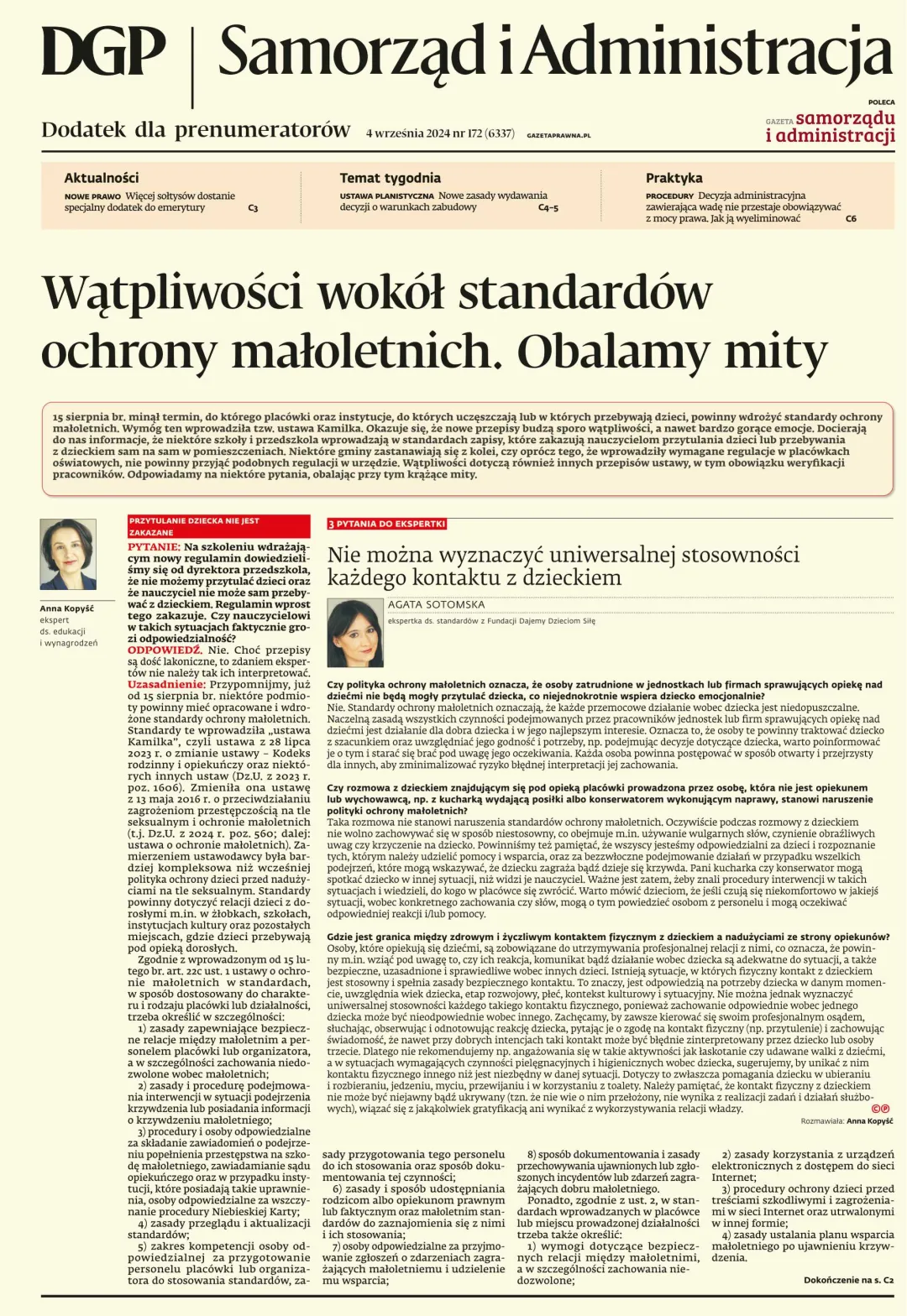 SAMORZĄD I ADMINISTRACJA