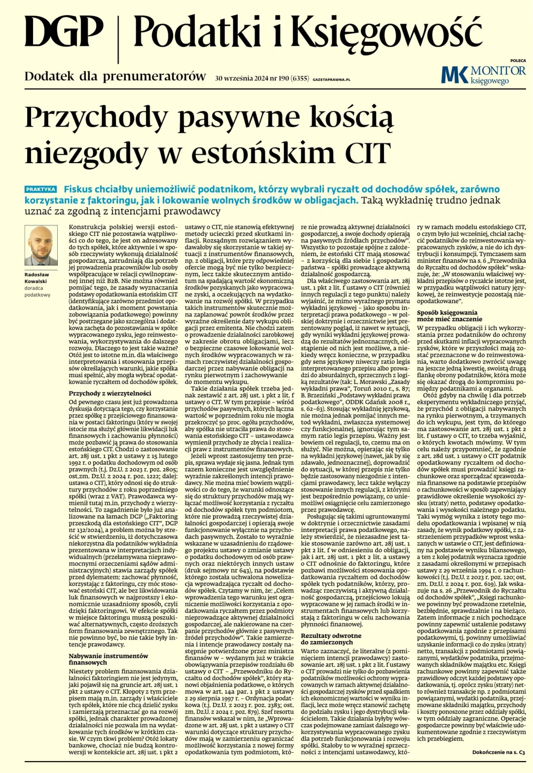 PODATKI I KSIĘGOWOŚĆ