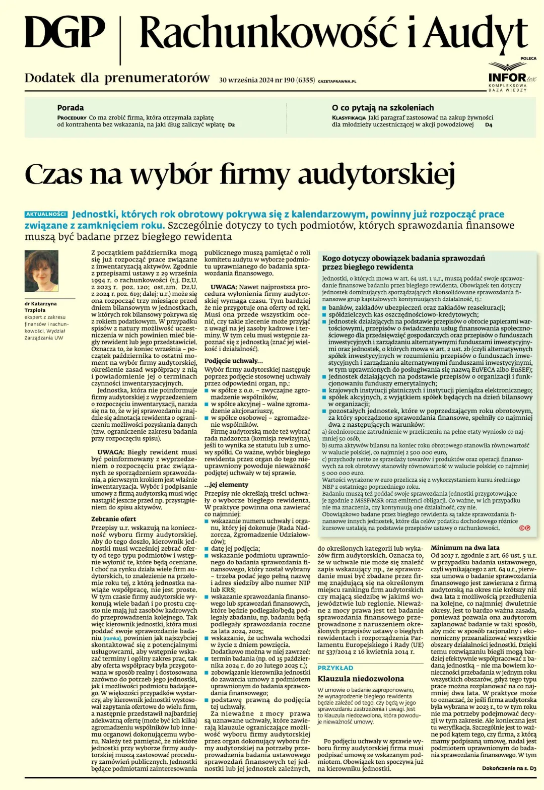 RACHUNKOWOŚĆ I AUDYT