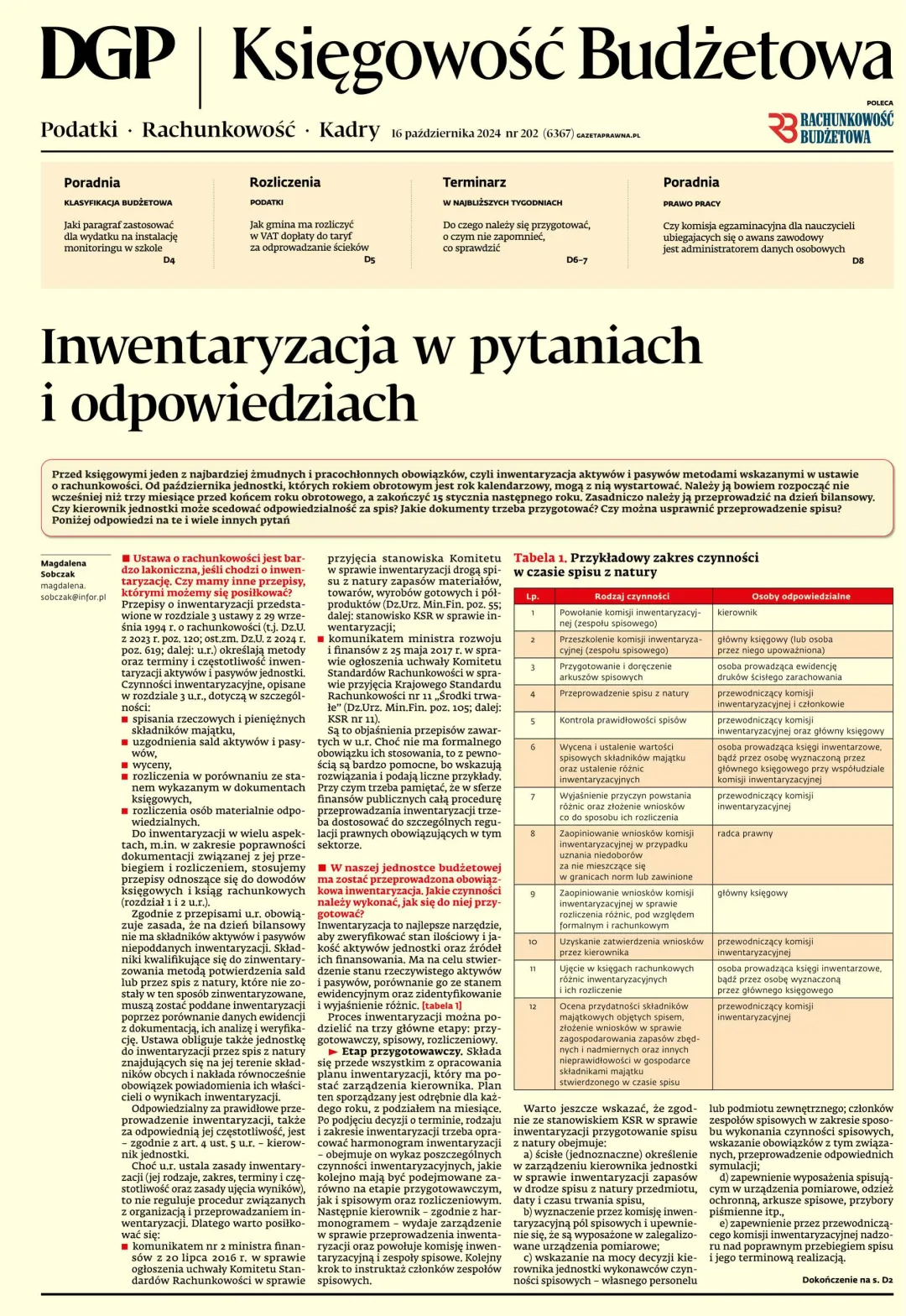 KSIĘGOWOŚĆ BUDŻETOWA