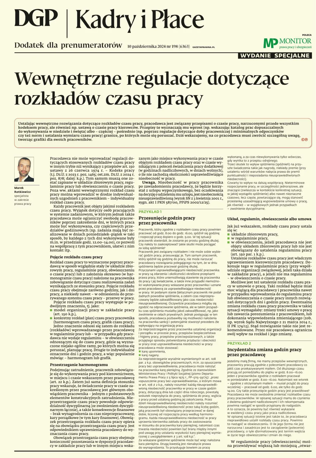 KADRY I PŁACE – WYDANIE SPECJALNE