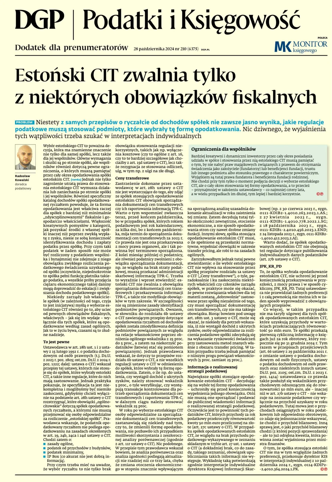 PODATKI I KSIĘGOWOŚĆ