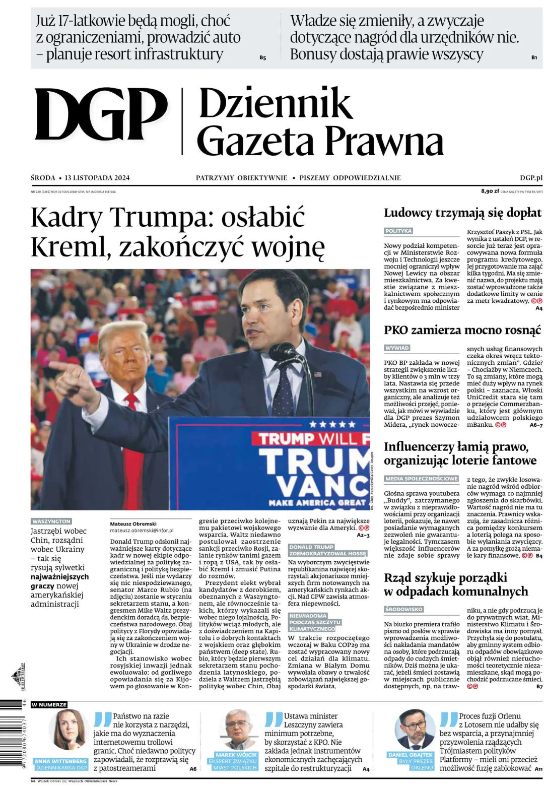 DZIENNIK GAZETA PRAWNA