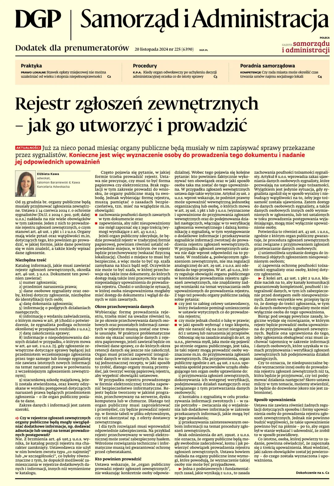 SAMORZĄD I ADMINISTRACJA