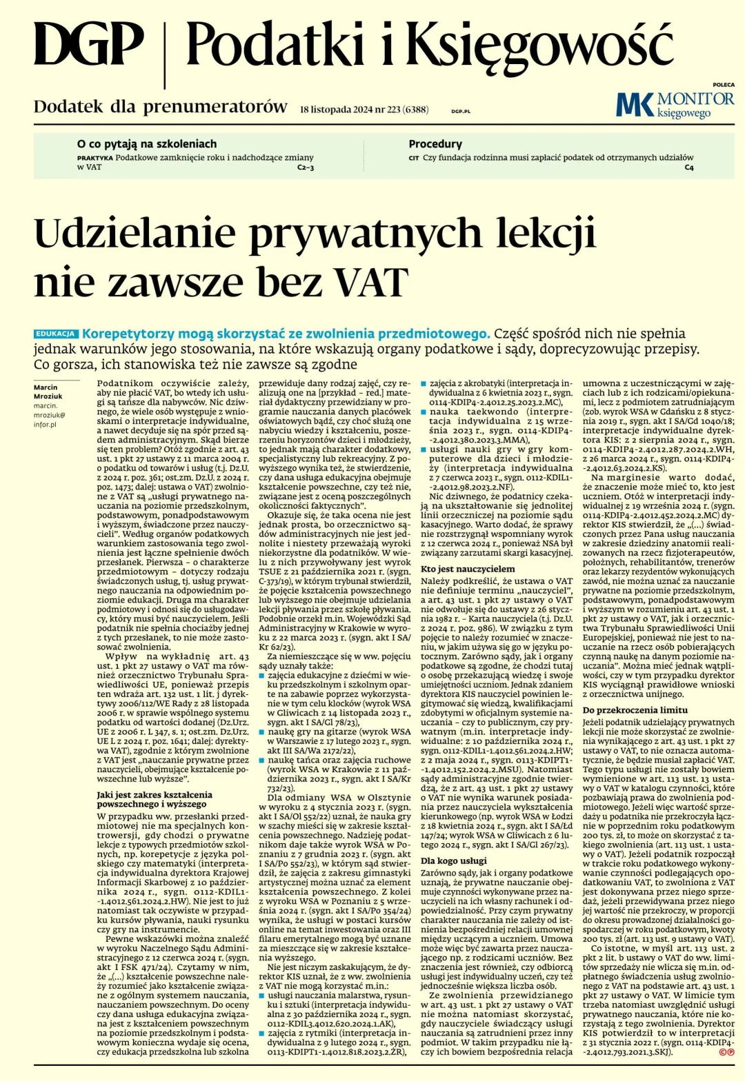 PODATKI I KSIĘGOWOŚĆ