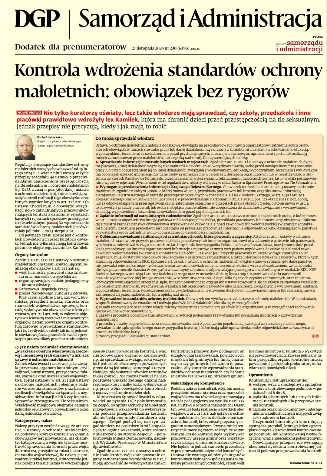 SAMORZĄD I ADMINISTRACJA