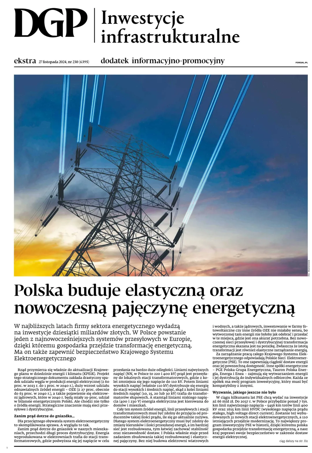 INWESTYCJE INFRASTRUKTURALNE