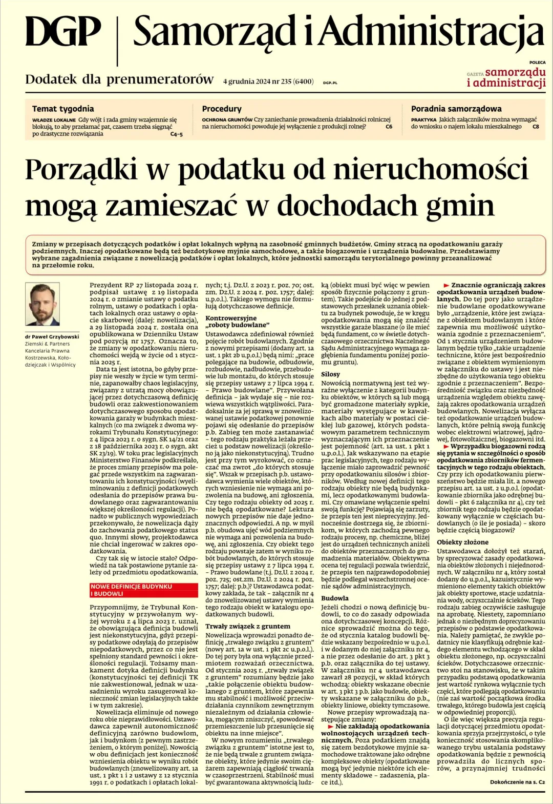 SAMORZĄD I ADMINISTRACJA