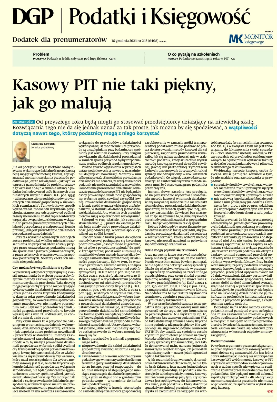 PODATKI I KSIĘGOWOŚĆ