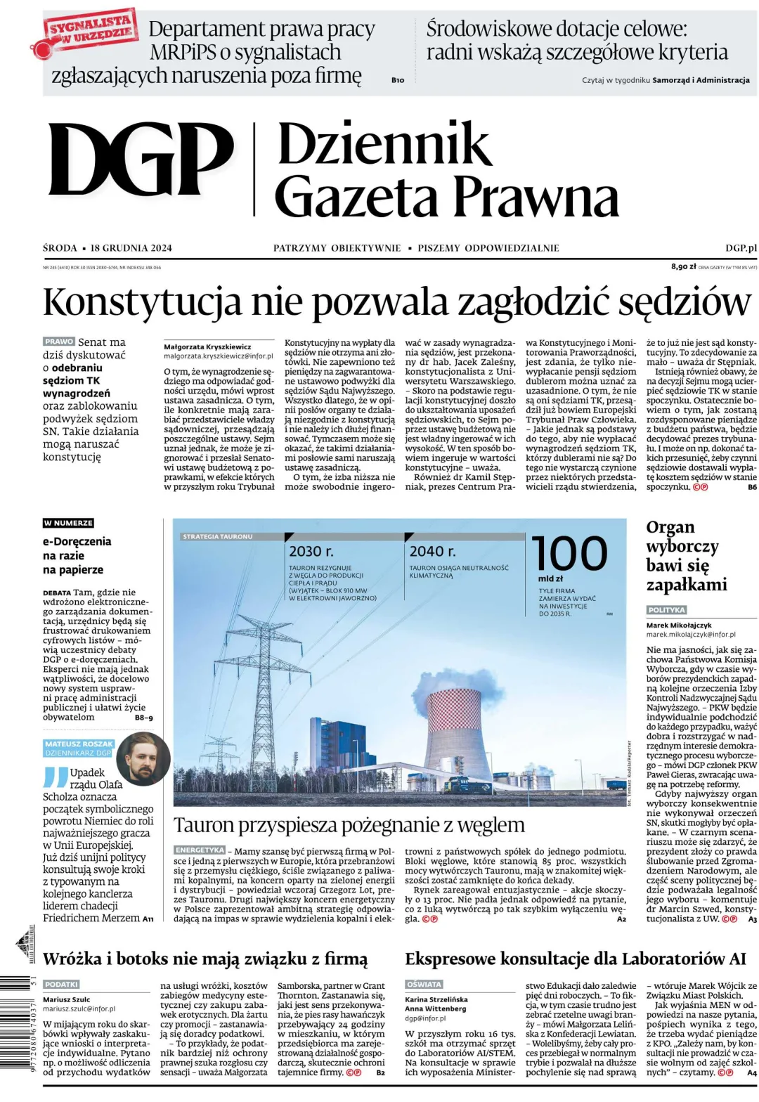 DZIENNIK GAZETA PRAWNA