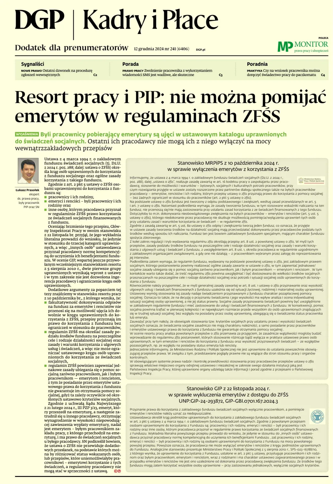 KADRY I PŁACE
