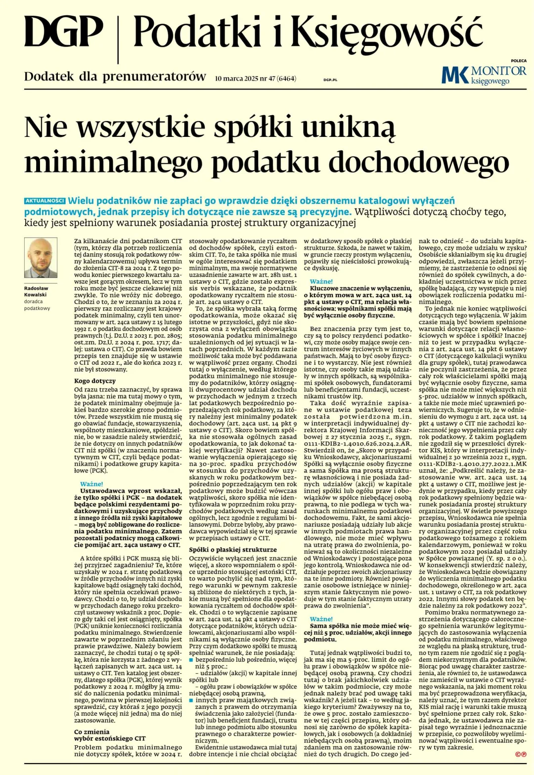 PODATKI I KSIĘGOWOŚĆ