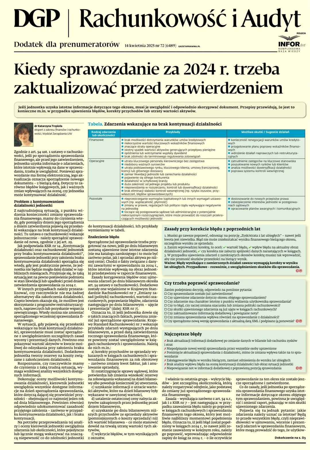 RACHUNKOWOŚĆ I AUDYT