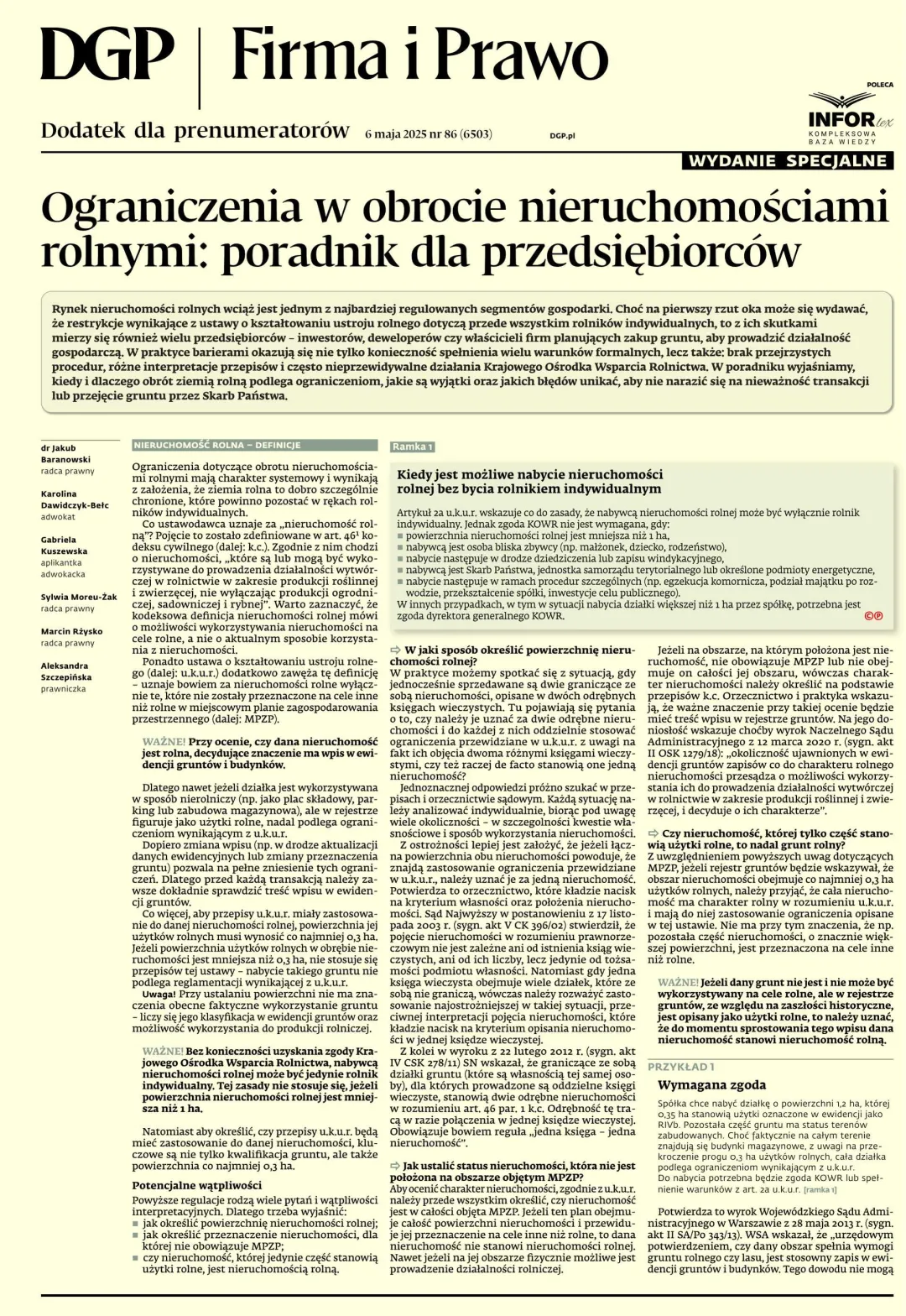 FIRMA I PRAWO - WYDANIE SPECJALNE
