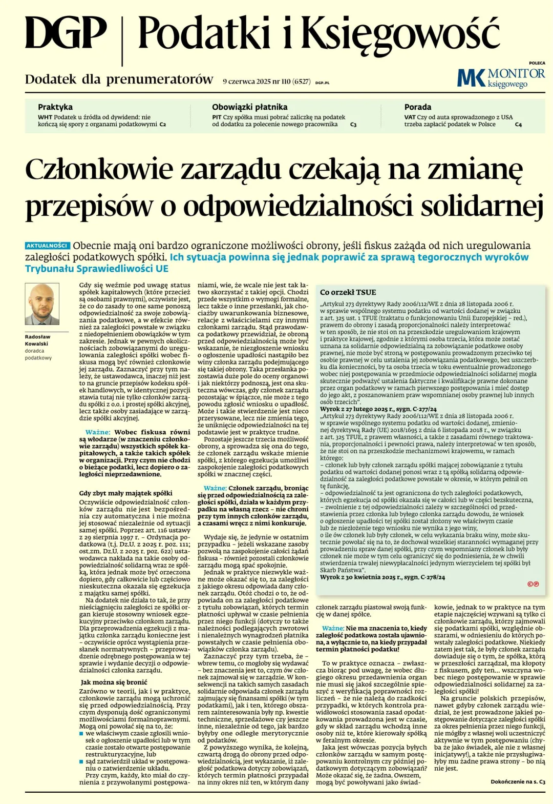 PODATKI I KSIĘGOWOŚĆ