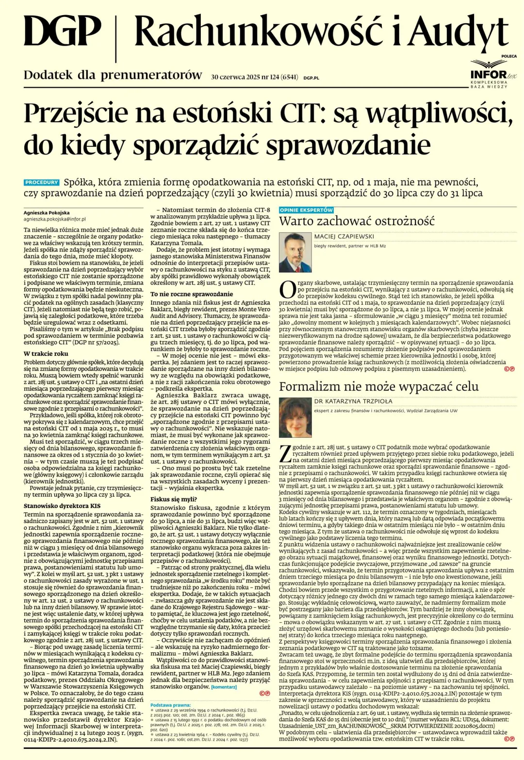 RACHUNKOWOŚĆ I AUDYT