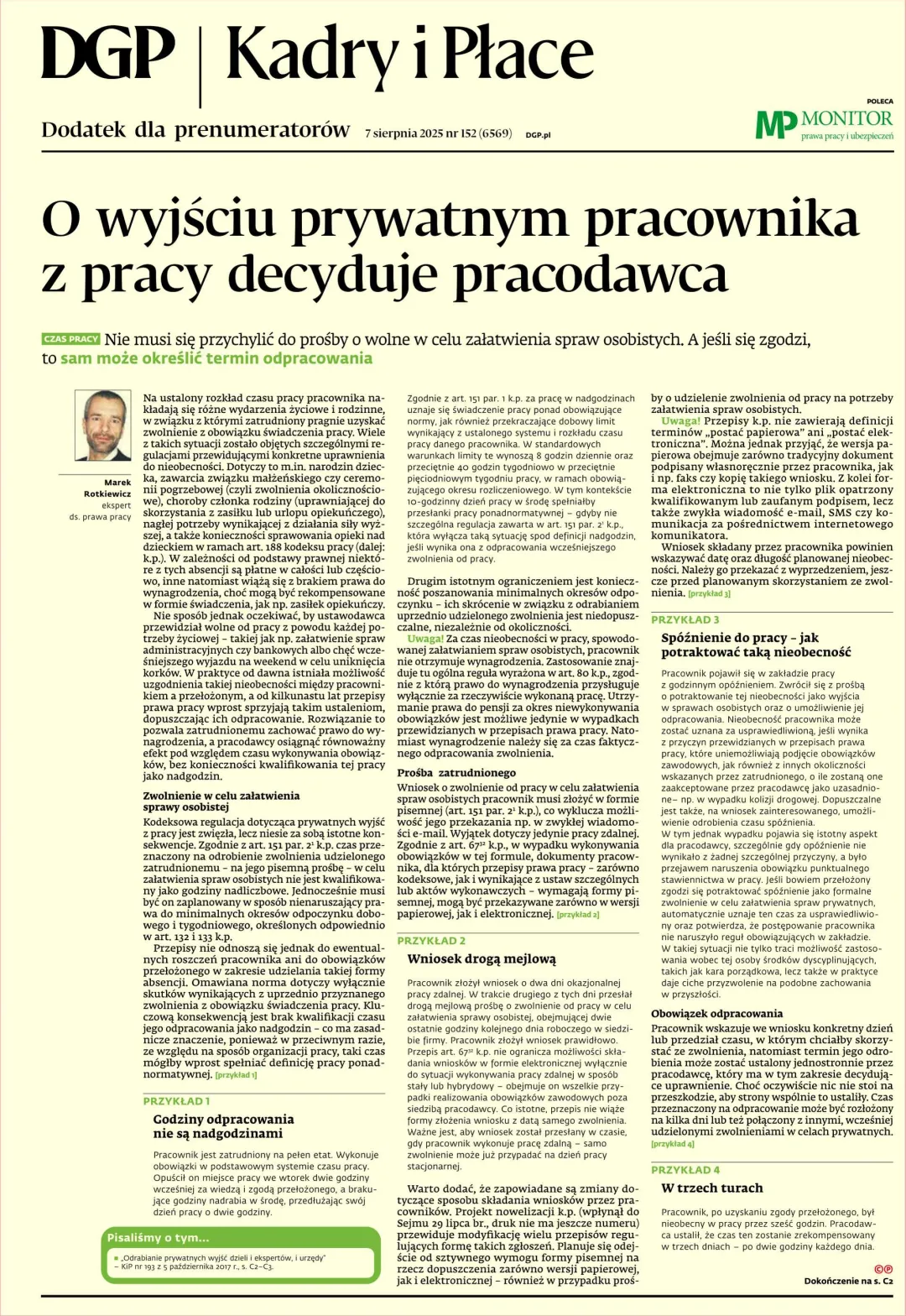 KADRY I PŁACE