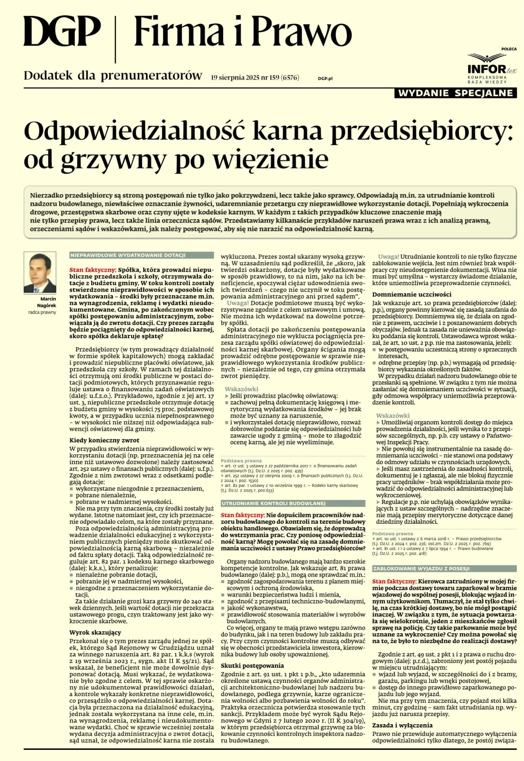 FIRMA I PRAWO – WYDANIE SPECJALNE