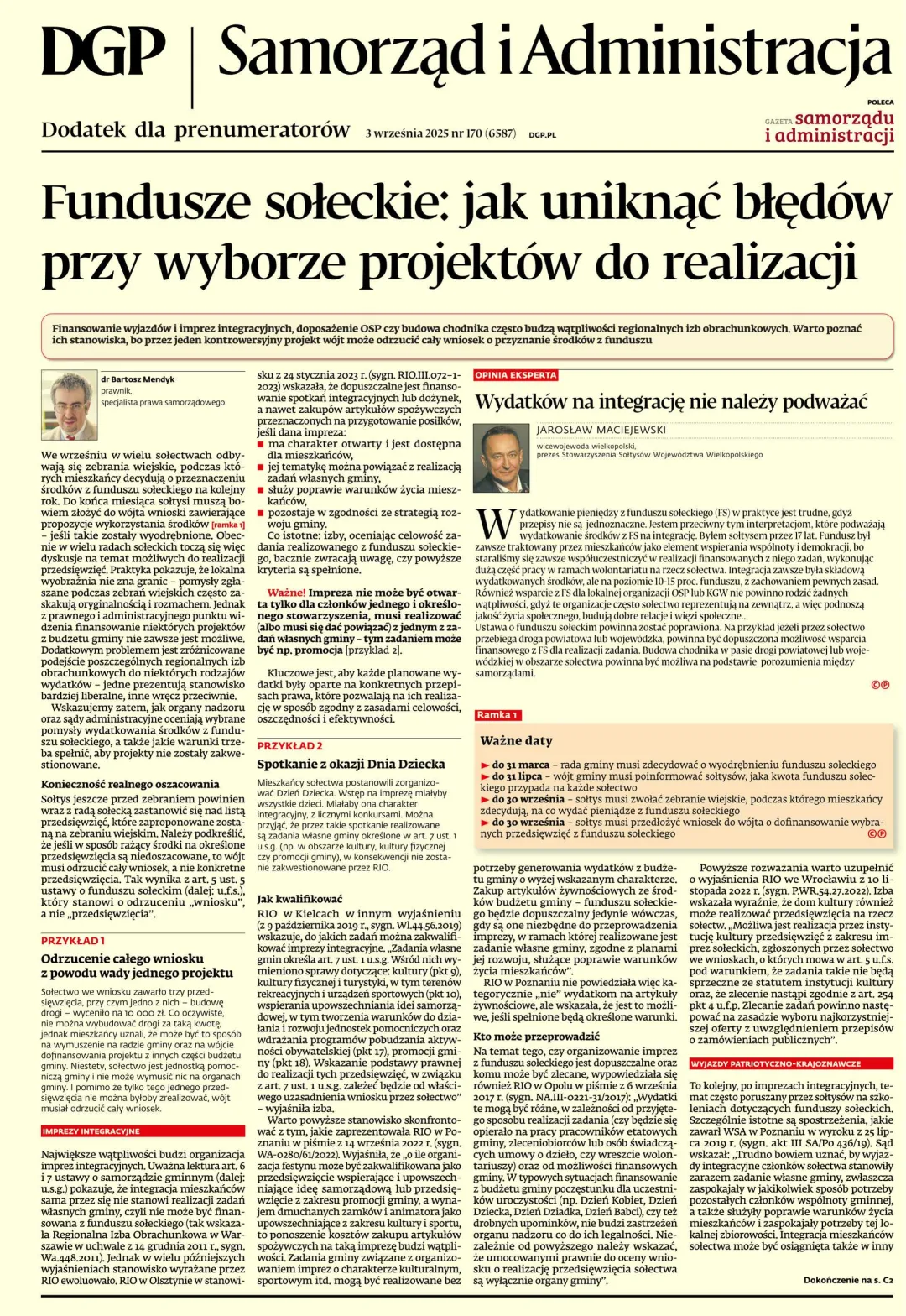 SAMORZĄD I ADMINISTRACJA