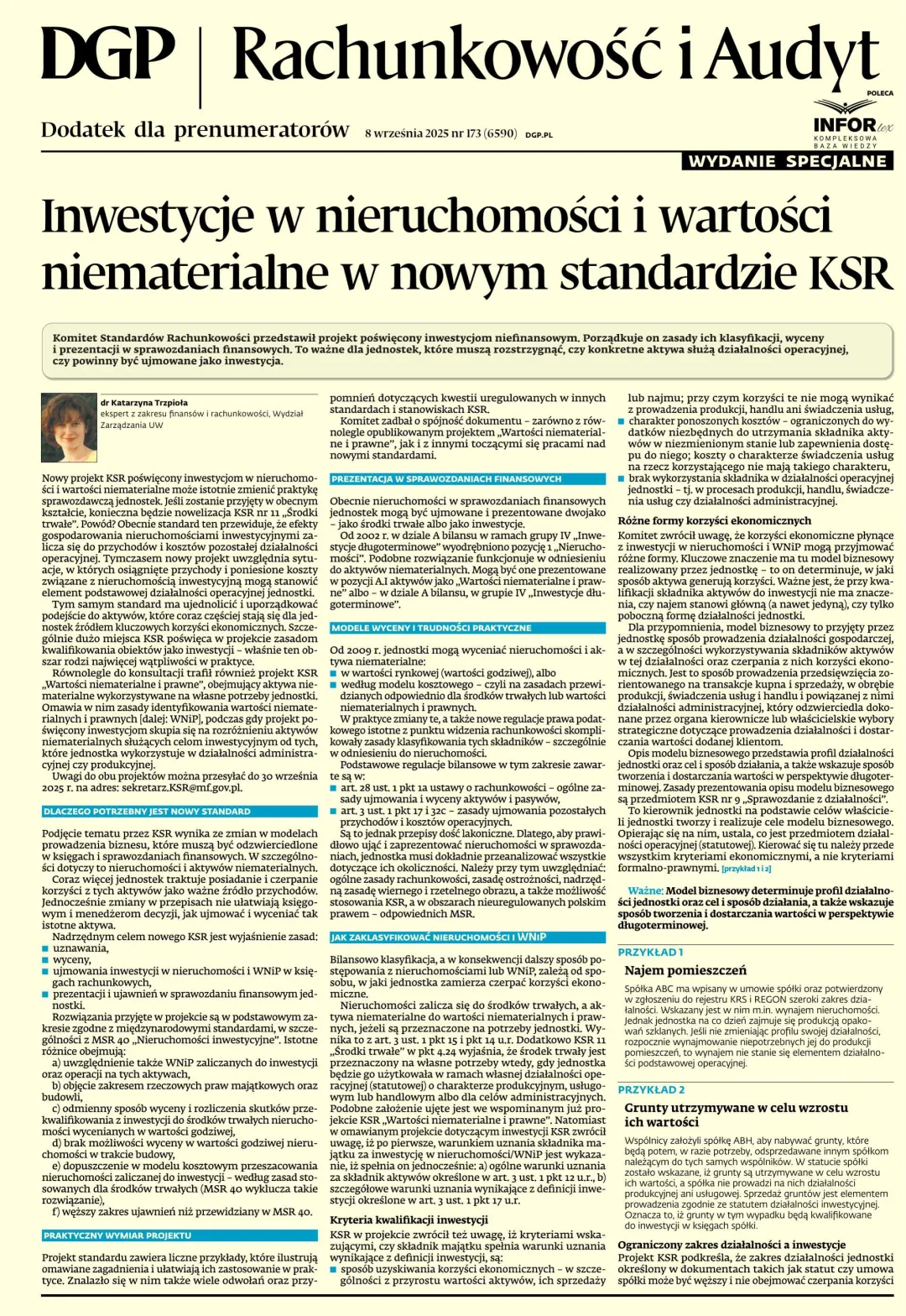 RACHUNKOWOŚĆ I AUDYT - WYDANIE SPECJALNE