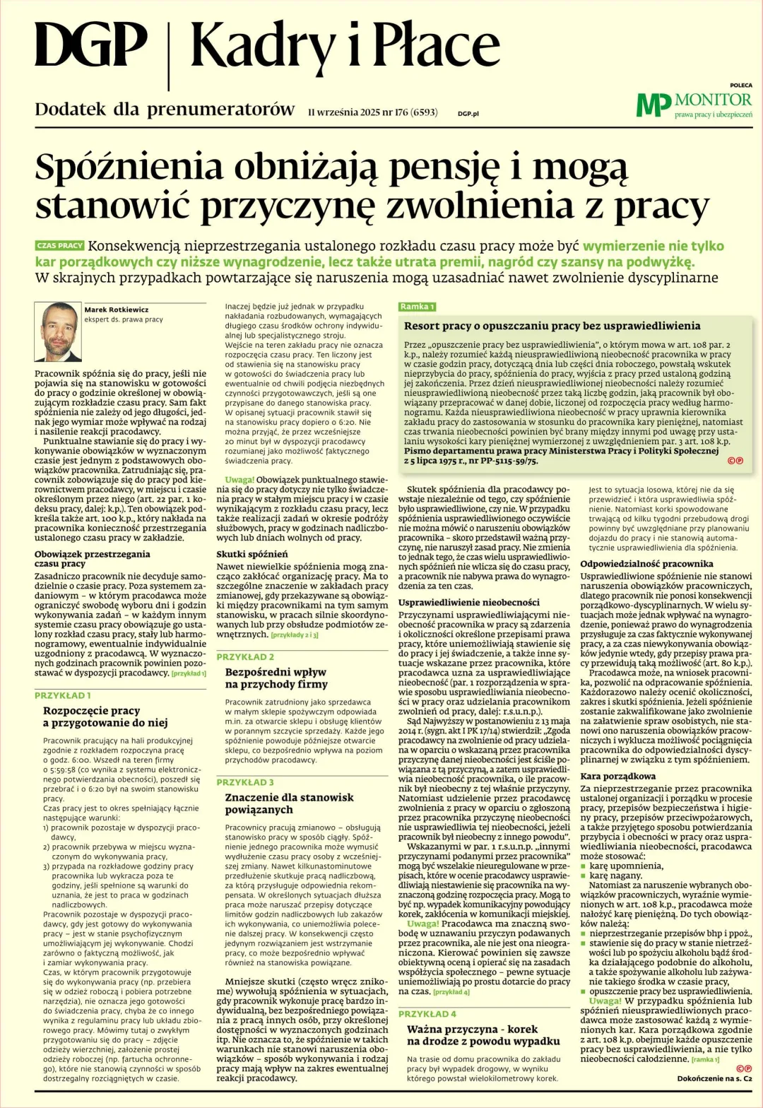 KADRY I PŁACE