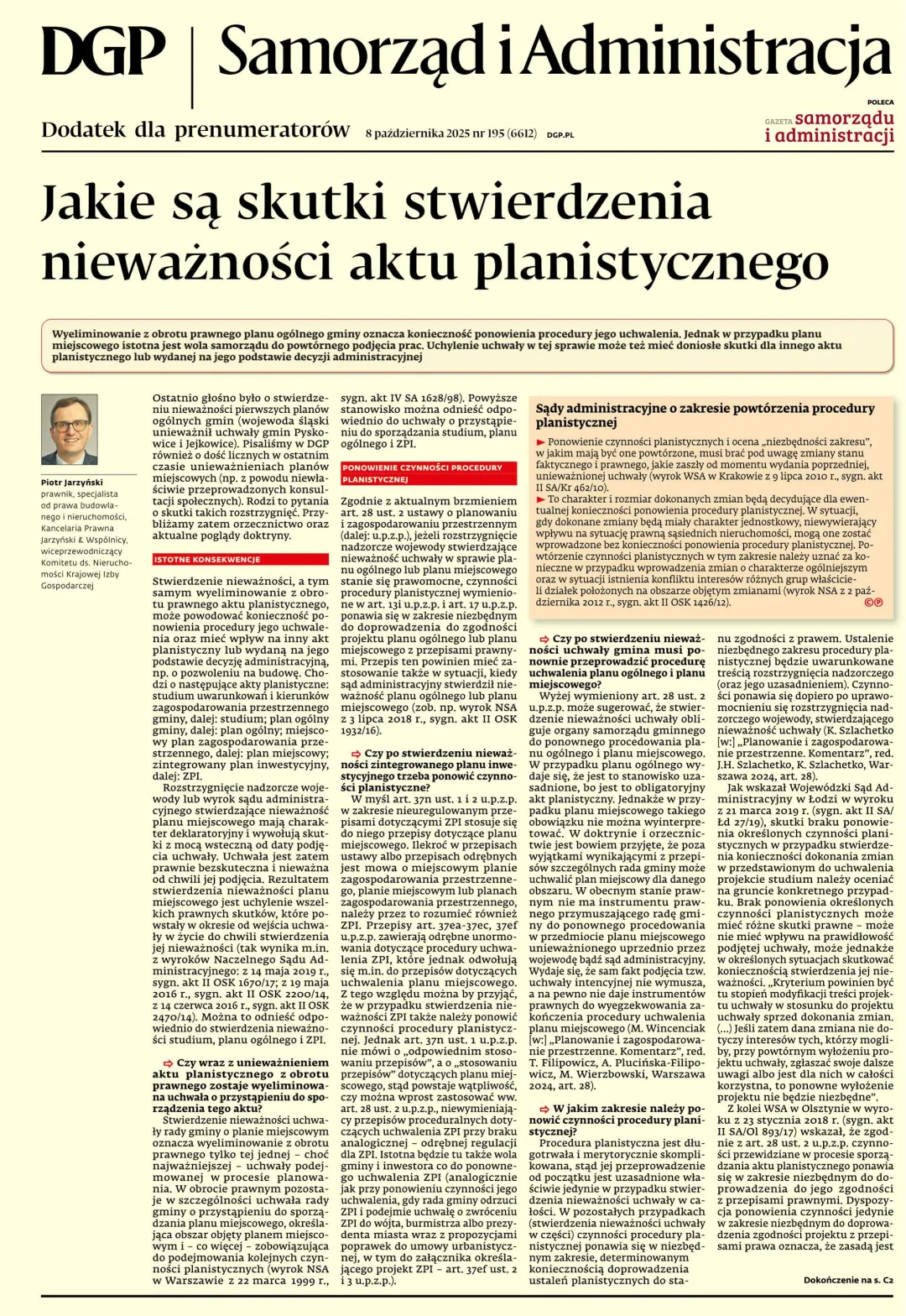 SAMORZĄD I ADMINISTRACJA