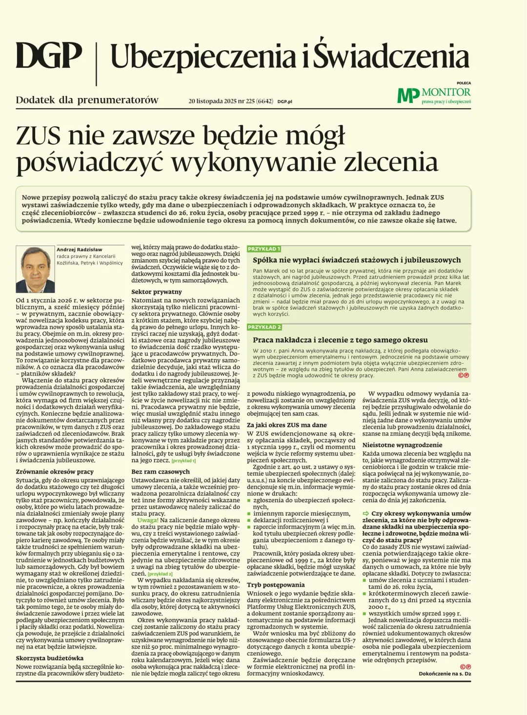 UBEZPIECZENIA I ŚWIADCZENIA