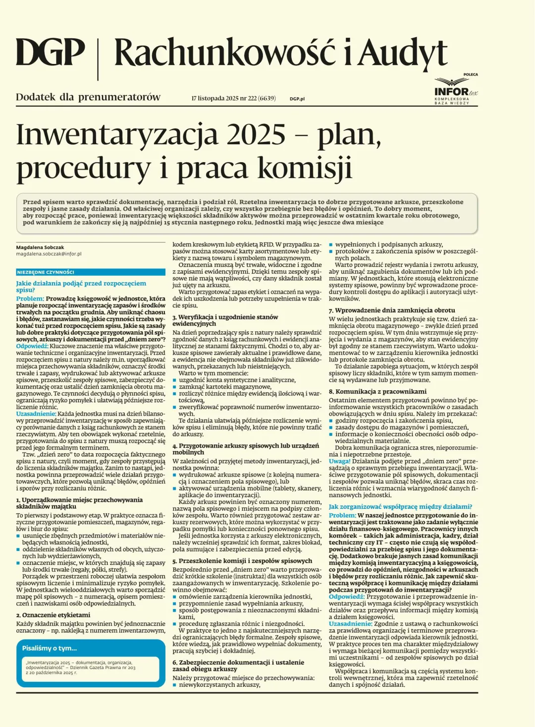 RACHUNKOWOŚĆ I AUDYT