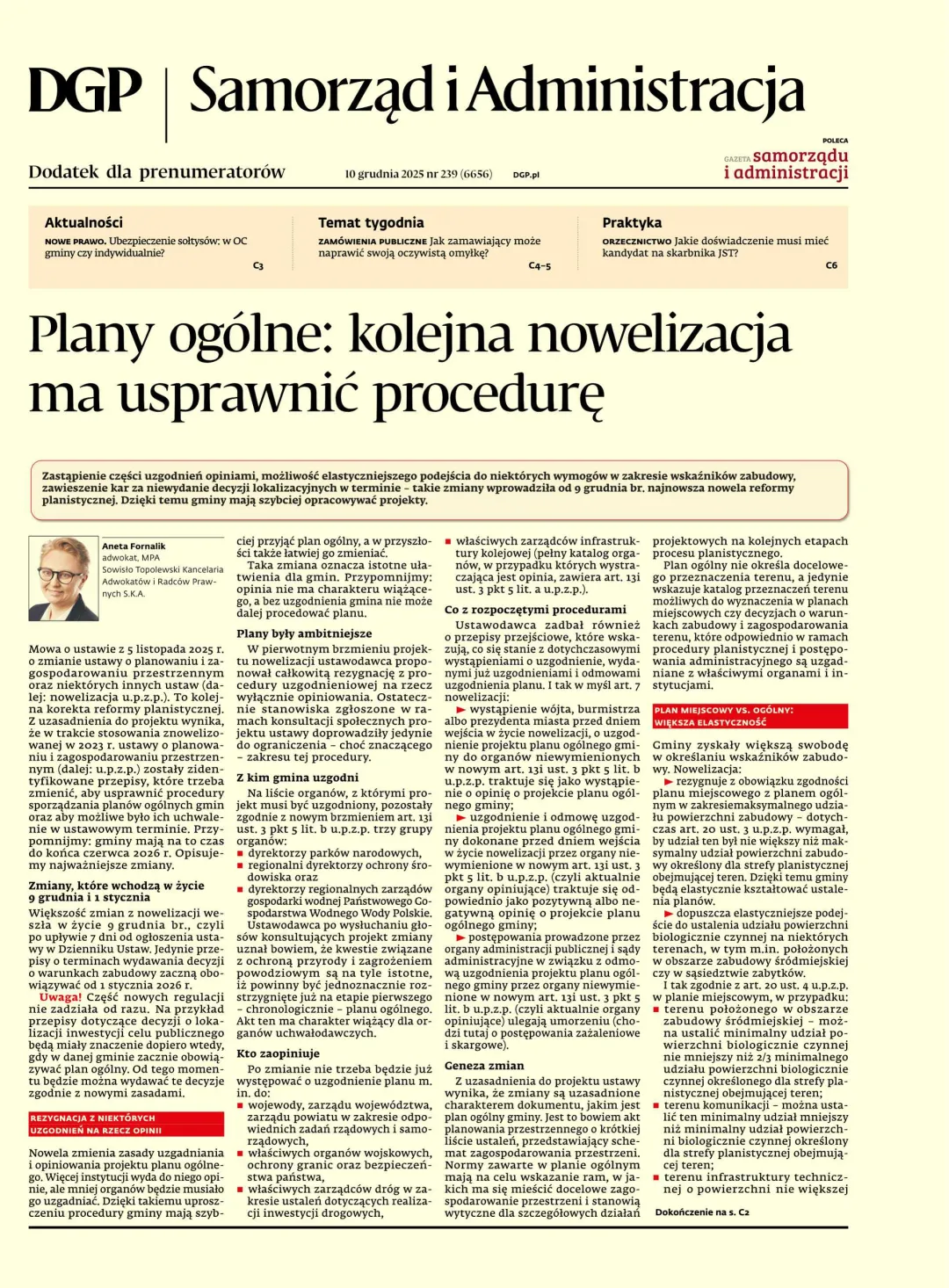 SAMORZĄD I ADMINISTRACJA