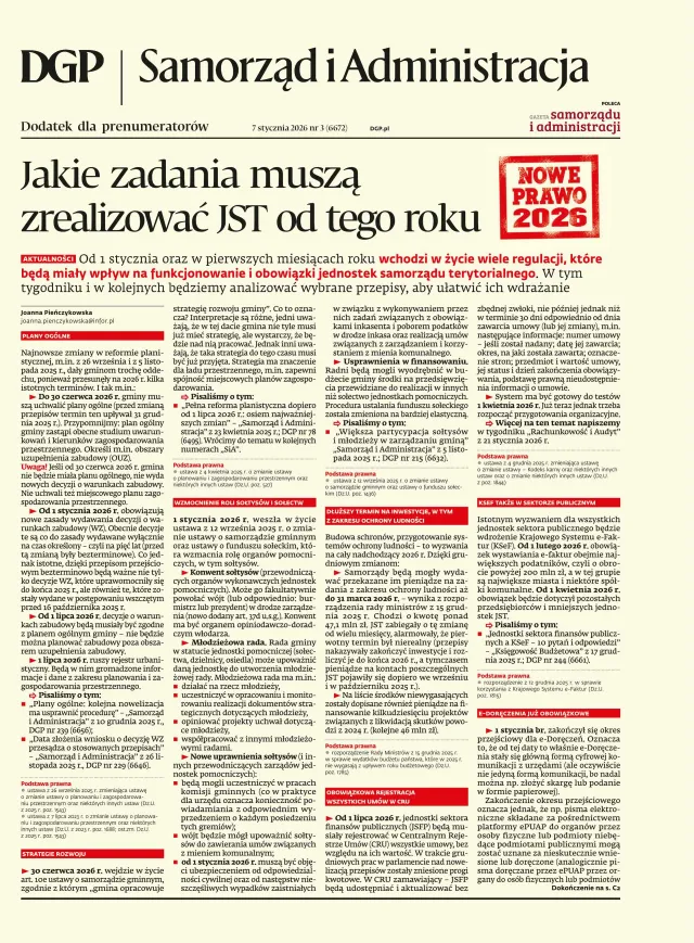 SAMORZĄD I ADMINISTRACJA
