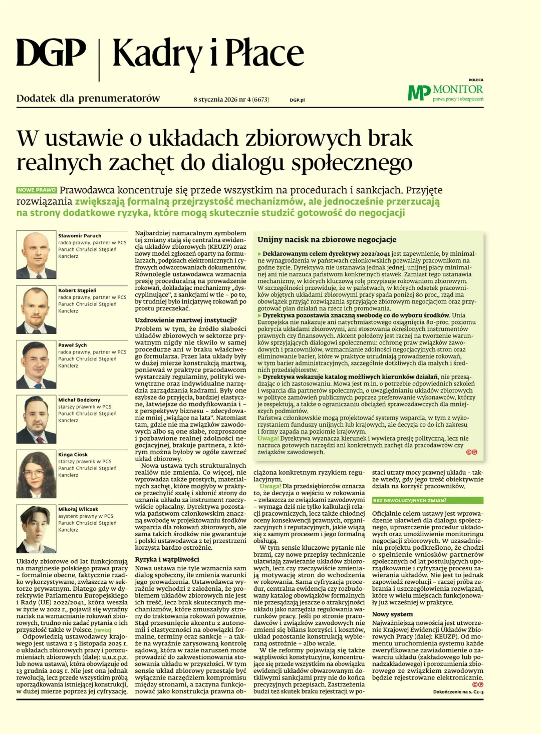 KADRY I PŁACE