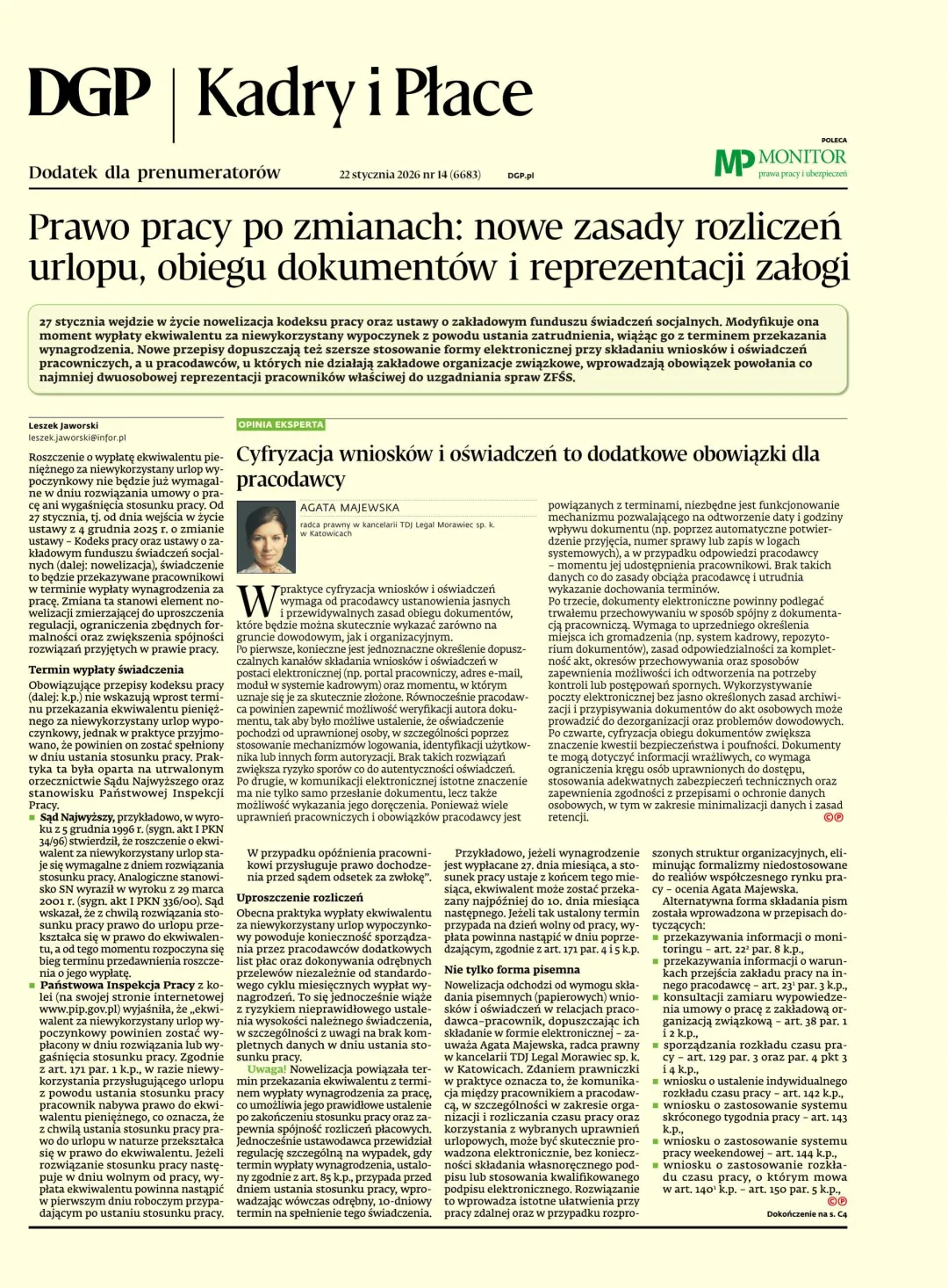KADRY I PŁACE