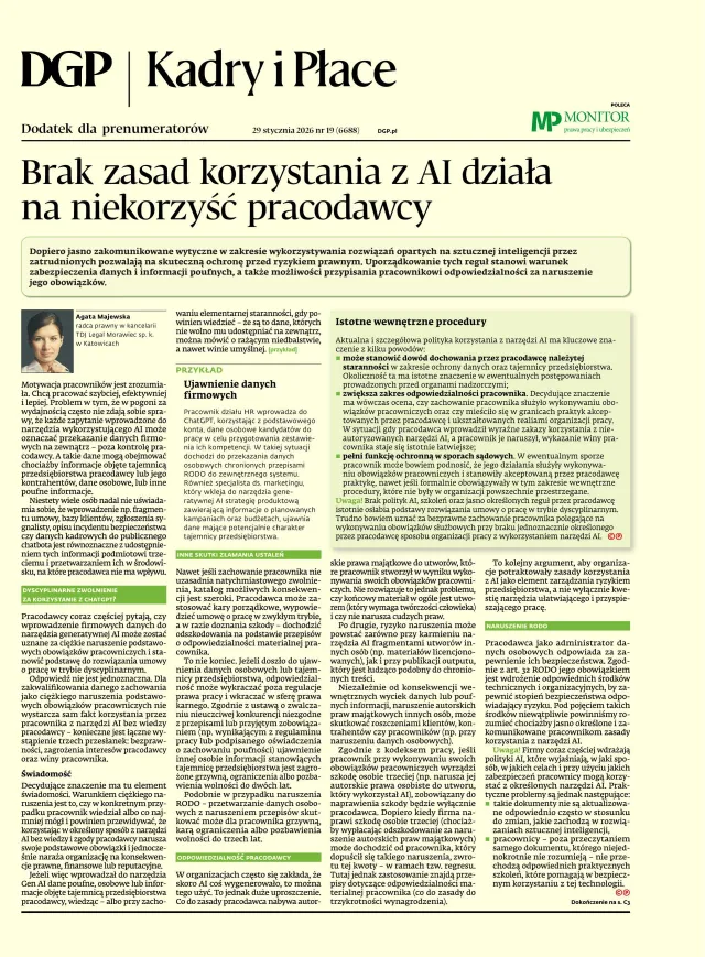 KADRY I PŁACE
