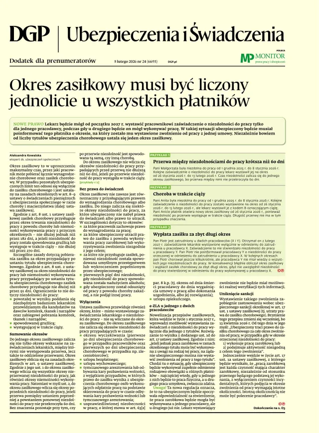 UBEZPIECZENIA I ŚWIADCZENIA