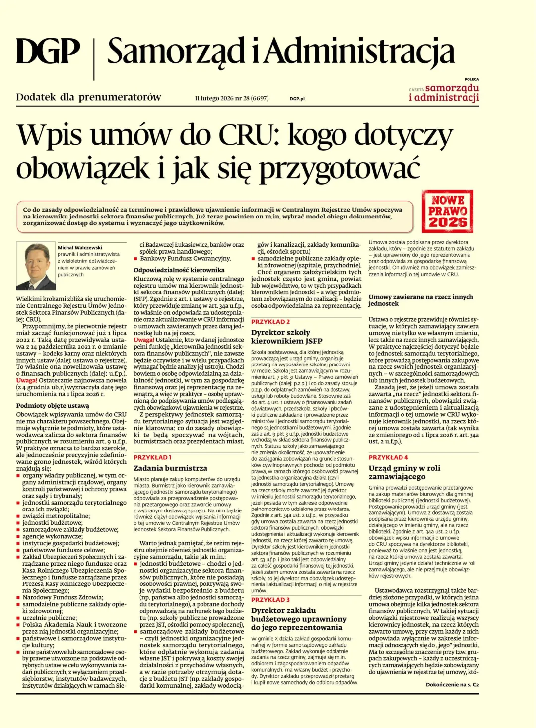 SAMORZĄD I ADMINISTRACJA